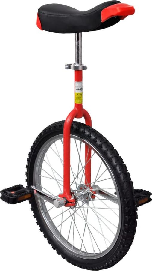 vidaXL Czerwony unicykl, 20 cali