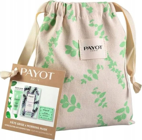 Payot Set Payot: Pate Grise, Mattifying, Day, Gel, For Face, 30 ml + Teens Dream, White Tea Extract, Purifying, Sheet Mask, For Face, Morning, 19 g +