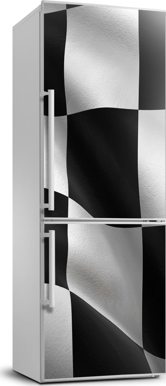 Tulup Naklejka samoprzylepna na lodówkę 60x180 cm Flaga mety