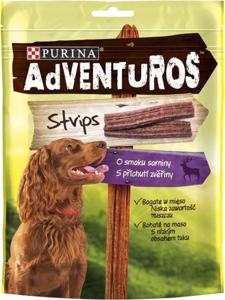 Nestle PURINA Adventuros Strips Sarnina 90g