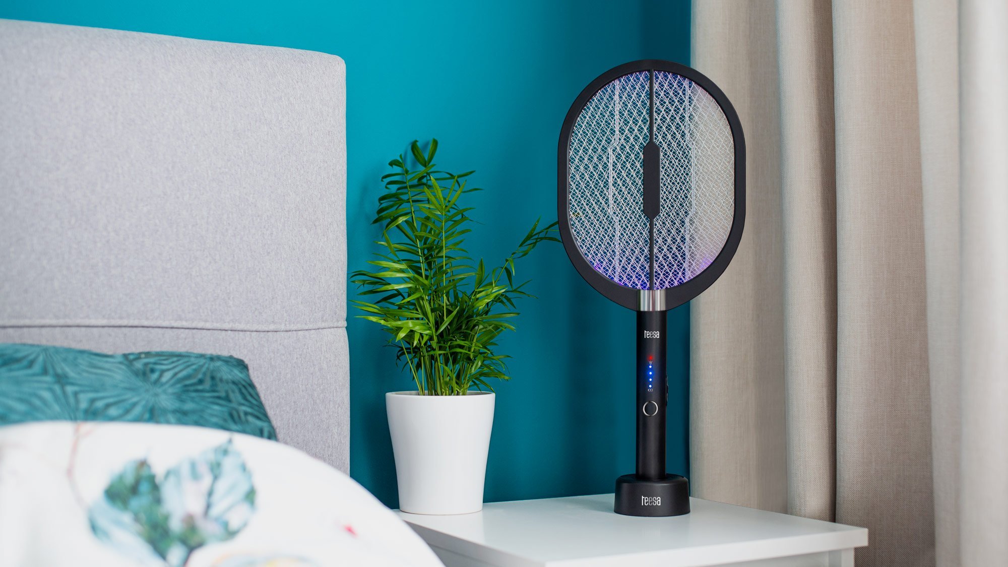 ML Elektryczna łapka / lampka na owady 3w1 TEESA