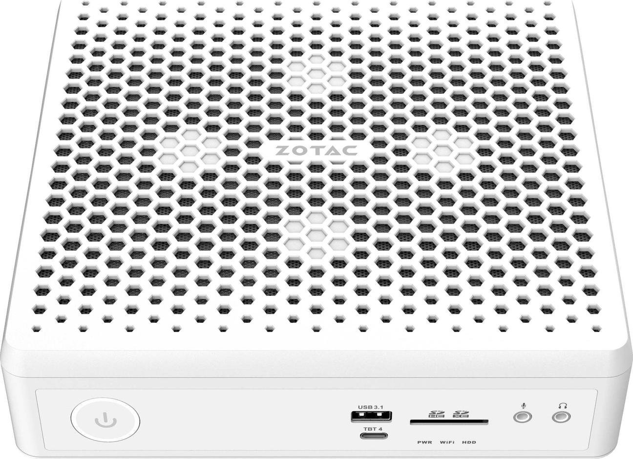 Komputer Zotac ZOTAC ZBOX-EN374070W-BE-W5B Intel Core i7-13700HX RTX4070 16GB DDR5 1TB M.2 SSD W11H N WIFI BT DUAL 2.5G LAN EU+UK PLUG WHITE