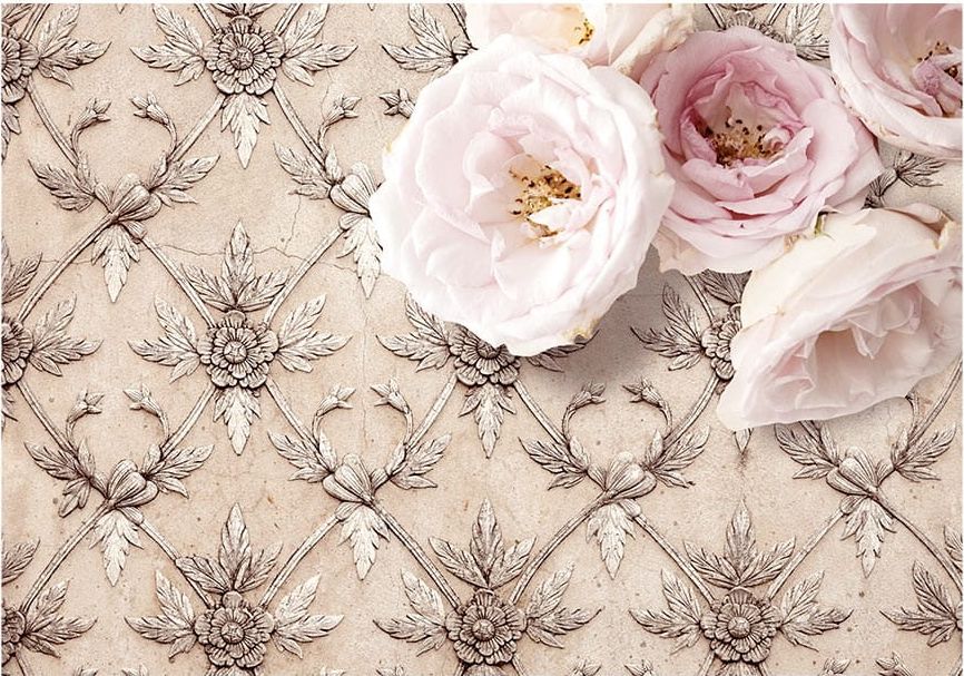 DecoNest Fototapeta - Romantyczny beż - 350X245