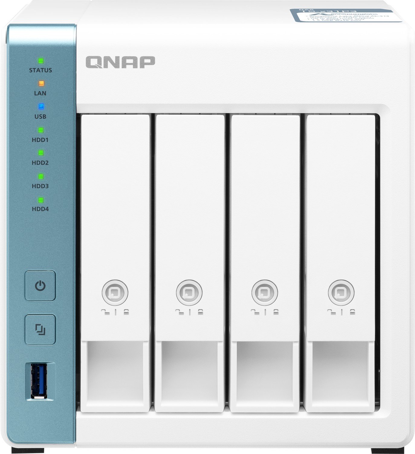 Serwer plików Qnap TS-431P3-2G / 4x 2 TB HDD