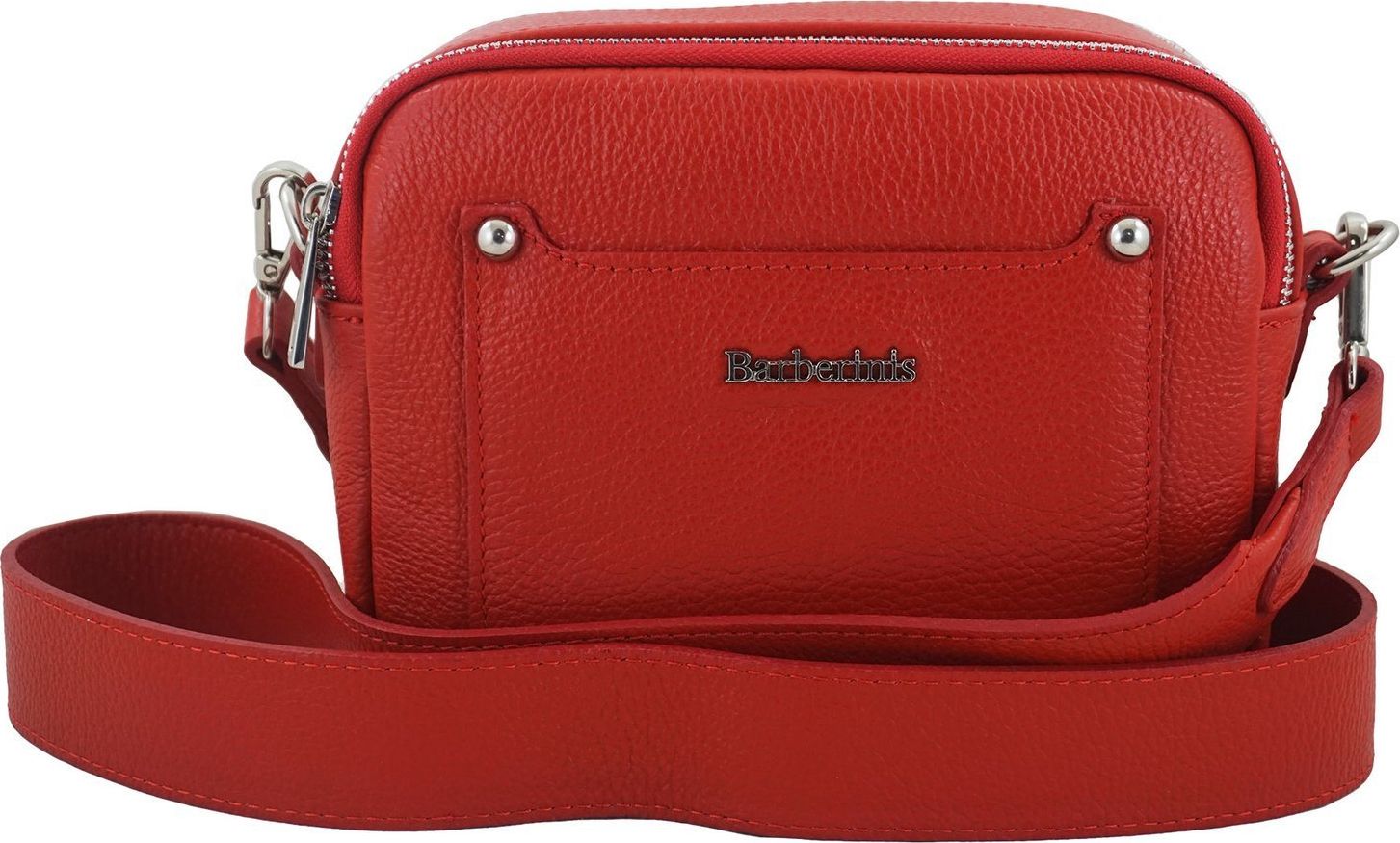 Barberinis Listonoszka damska na szerokim pasku - Czerwona