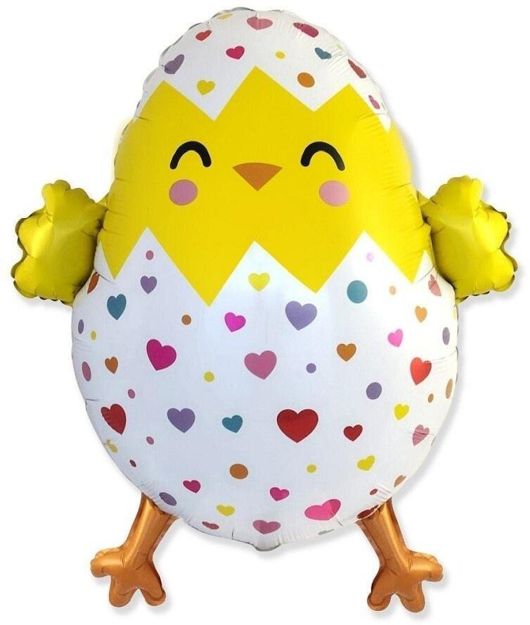 Balon foliowy 61cm Wesoły Kurczak