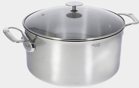 Garnek ze szklaną pokrywą śr. 20 cm