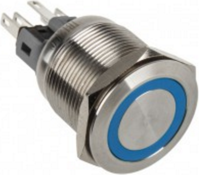 DimasTech Przycisk LED 22mm Niebieski (PD097)