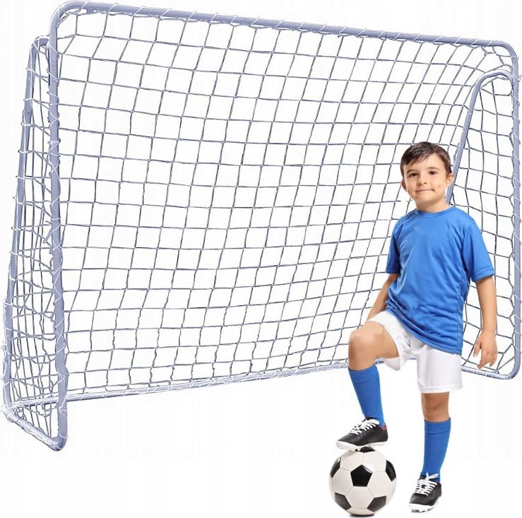 Duża Bramka Piłkarska Dla Dzieci Bramka Treningowa Metalowa 213 X 150 Cm