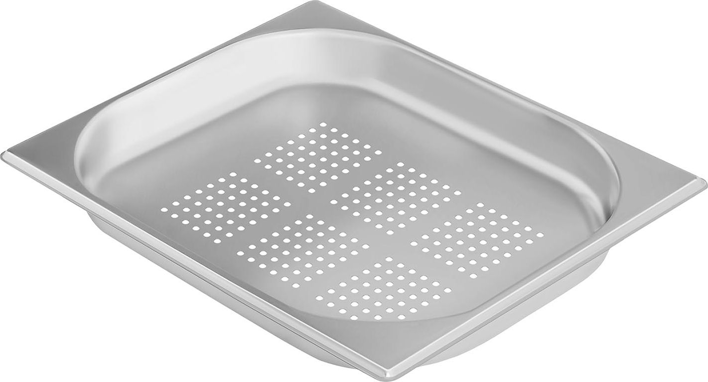 Royal Catering Naczynie gastronomiczne perforowane ze stali GN1/2 gł. 40 mm Naczynie gastronomiczne perforowane ze stali GN1/2 gł. 40 mm