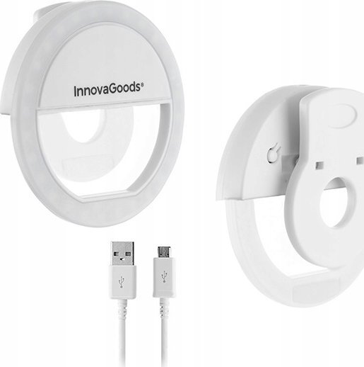 Lampa pierścieniowa InnovaGoods Przenośna do Selfie Instahoop InnovaGoods