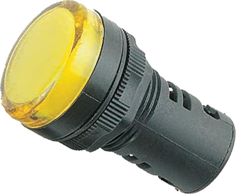 Giovenzana International Lampka diodowa 24 V AC / DC żółty PLML3L24, GIOVENZANA, GG-PLML3L24000000.