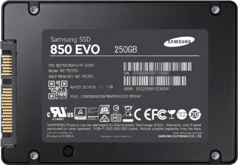 Samsung Dysk SSD Samsung 850 EVO 250GB SATA 2,5'' MZ-75E250 540/520MB/s
