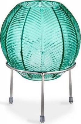 Gift Decor Wazon Niebieski Lopta Metal Szkło (14,5 x 19,5 x 14,5 cm)