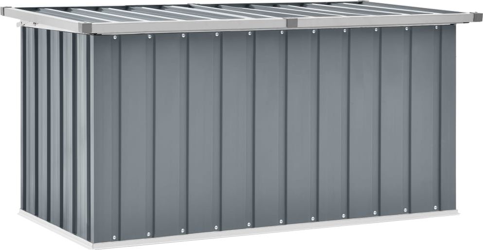 Skrzynia ogrodowa vidaXL 129x67x65 cm Szary