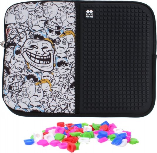 Etui na tablet Pixie Crew obudowa tabletu projekt trolla czarno-biały