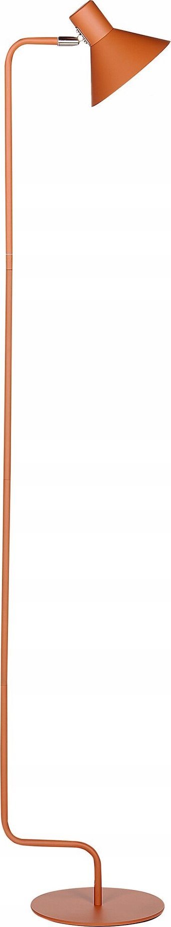 Lampa podłogowa Beliani Lampa podłogowa regulowana metalowa pomarańczowa RIMAVA
