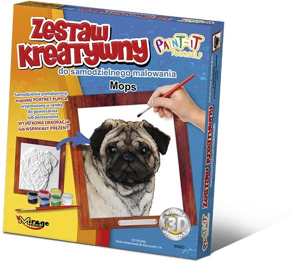 Zestaw kreatywny Mops
