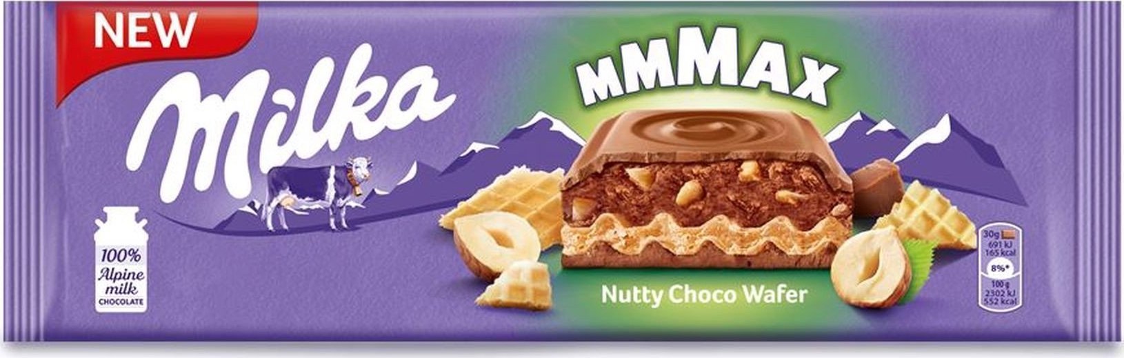 Milka Czekolada Mmmax Nutty Choco Wafer 270g