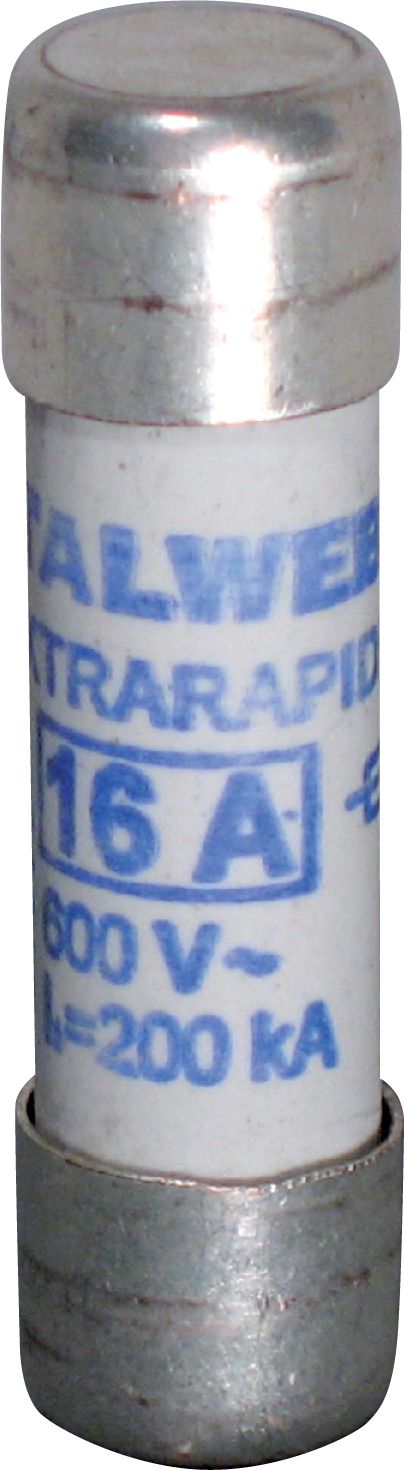 Eti-Polam Wkładka bezpiecznikowa cylindryczna 10 x 38mm 16A aR 600V CH10UQ (002625009)