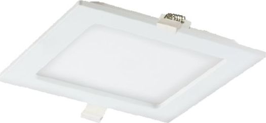 Orno Oprawa downlight AKMAN LED 12W, podtynkowa, kwadratowa, 780lm, 3000K, biała, wbudowany zasilacz LED OR-OD-6055WLX3