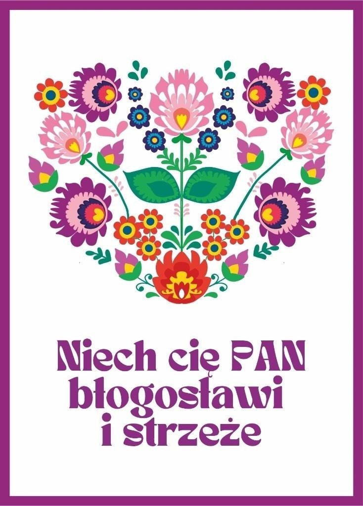 Karnet - Niech Cię Pan - folklor