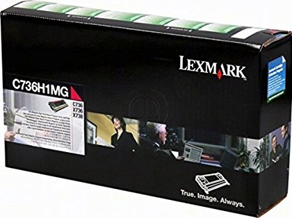 Toner Lexmark C736H1MG Magenta Oryginał (0C736H1MG)