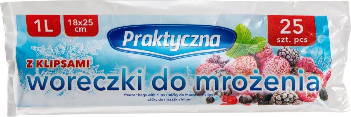 Praktyczna Woreczki do zamrażania praktyczna 1l 25szt