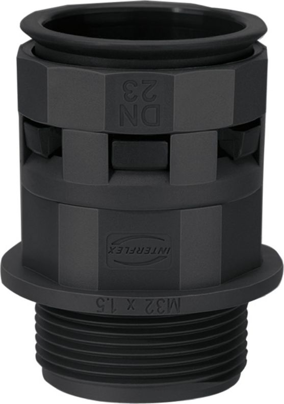 INTERFLEX Dławnica do węży ochronnych prosta M40 MIR-36M40N, INTERFLEX, FLX-MIR-36M40N000.