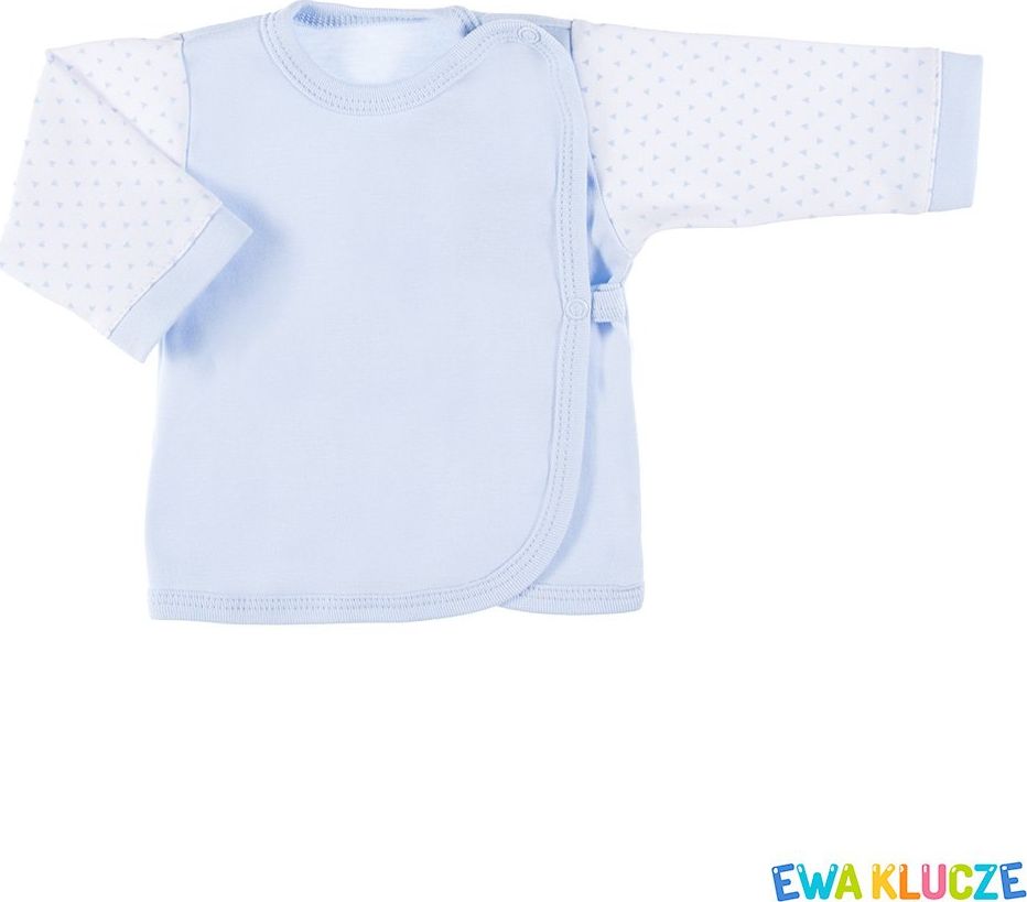 Ewa Klucze KOSZULKA NEWBORN NIEBIESKI Ewa Klucze 56