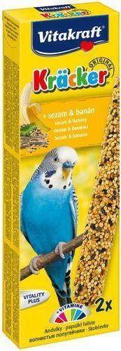 Vitakraft Vitakraft Kracker Kolby 2 sztuki dla papugi falistej Sezam Banan
