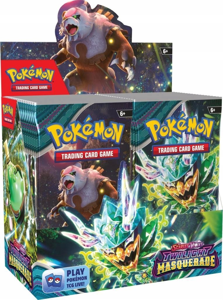 Pokemon Zestaw kart Twilight Masquerade Booster Box (36)
