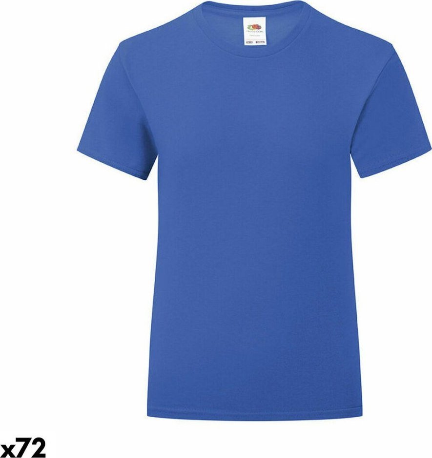 BigBuy Fashion Koszulka z krótkim rękawem dla dzieci 141329 (72 Sztuk) - Czerwony