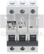 A02-G7-3P-B25 WYŁĄCZNIK NADPRĄDOWY 4,5KA 3P B 25A SCHELINGER A02-G7-3P-B25