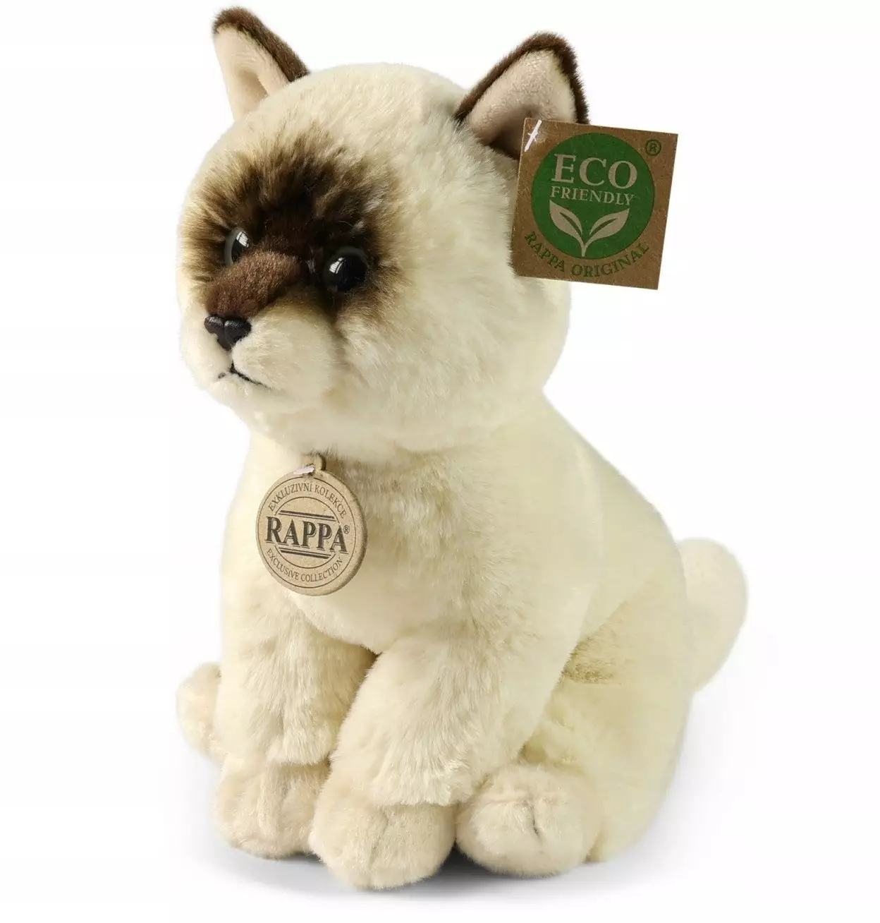 Rappa Pluszowa realistyczna maskotka Kot Ragdoll siedzący 23 cm Soft Collection