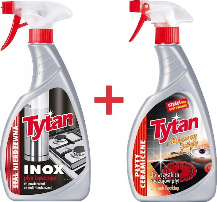 Tytan PŁYNdoStali Nierdzewnej INOX + Płyt Ceramicznych