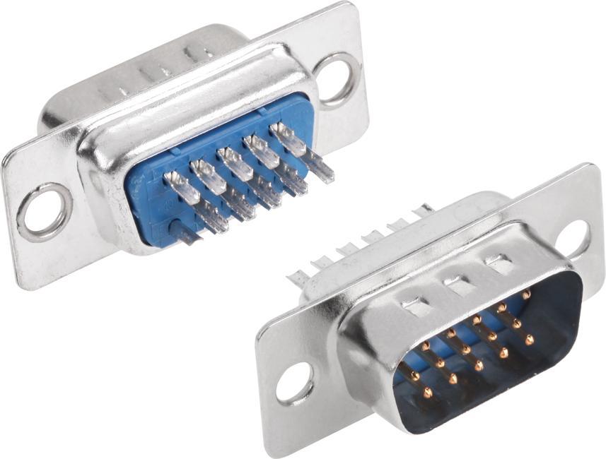 Wtyk HDDB na kabel męski lutowany