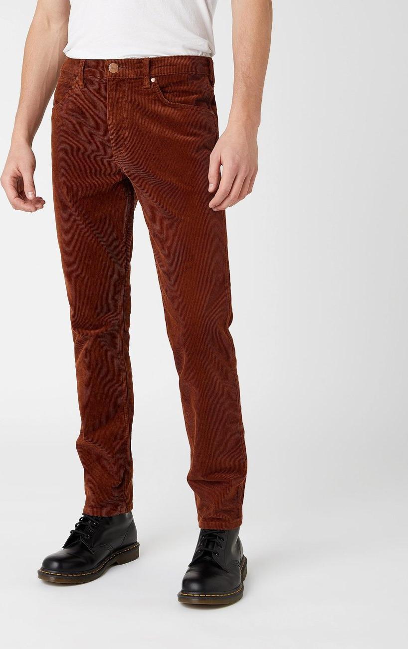 Wrangler MĘSKIE SPODNIE MATERIAŁOWE WRANGLER GREENSBORO GINGER W15QA2A15 W32 L34