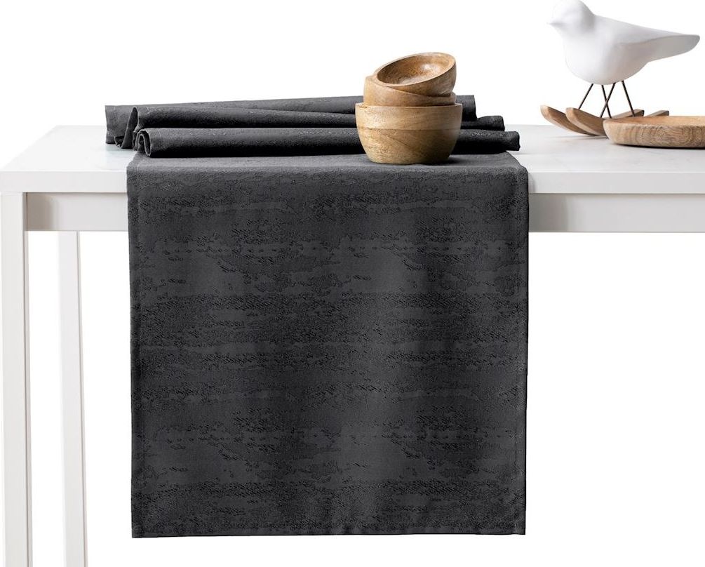 AmeliaHome AmeliaHome bieżnik plamoodporny VESTA HMD DARKGREY 40X140