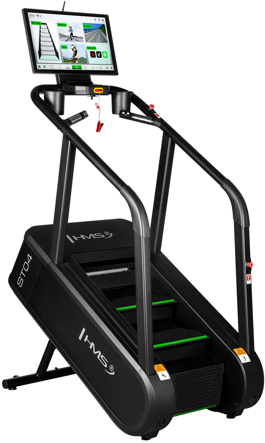 Schody treningowe HMS ST04 EMS WiFi Android 11 LED 135kg
