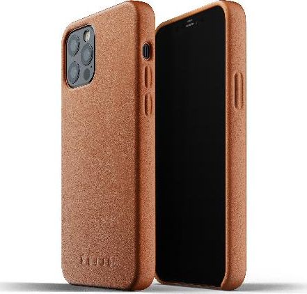 Mujjo Mujjo Full Leather Case - etui skórzane do iPhone 12/12 Pro (brązowe)