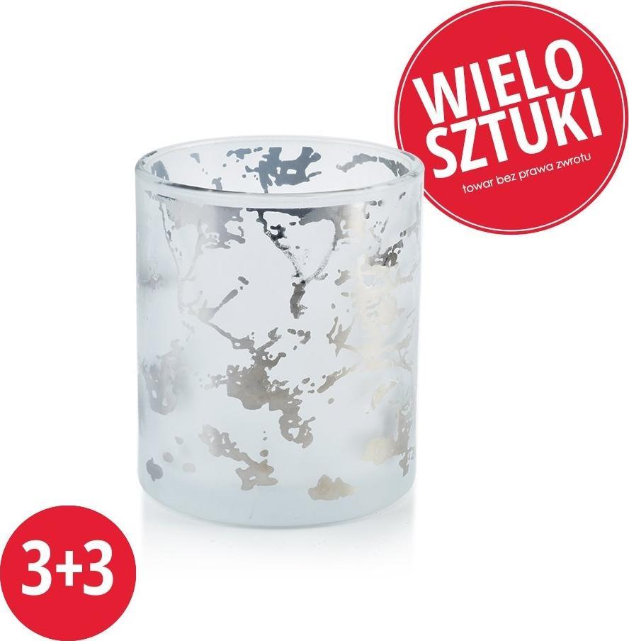 Mondex Komplet świeczników 3+ 3gratis 8,5xh10cm!