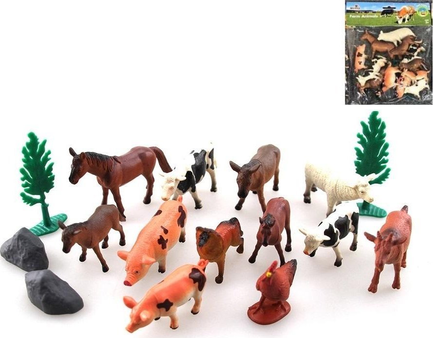 Zwierzęta wiejskie 16szt Animal Planet