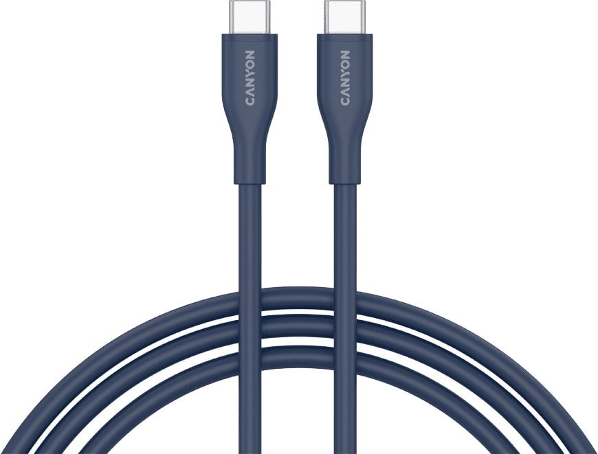 Kabel USB Usams USB-C - USB-C 1 m Granatowy (CNS-CC60SC10DB)
