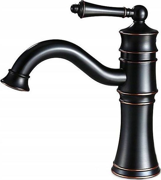 Bateria umywalkowa Rea Vintage stojąca czarny (REA-B0226)