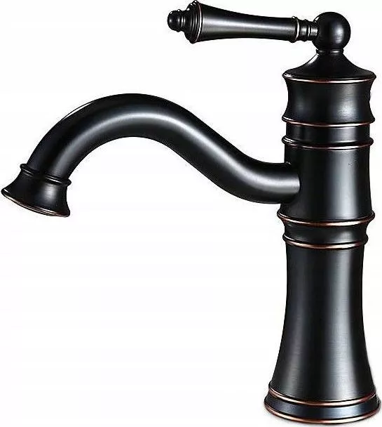 Bateria umywalkowa Rea Vintage stojąca czarny (REA-B0226)