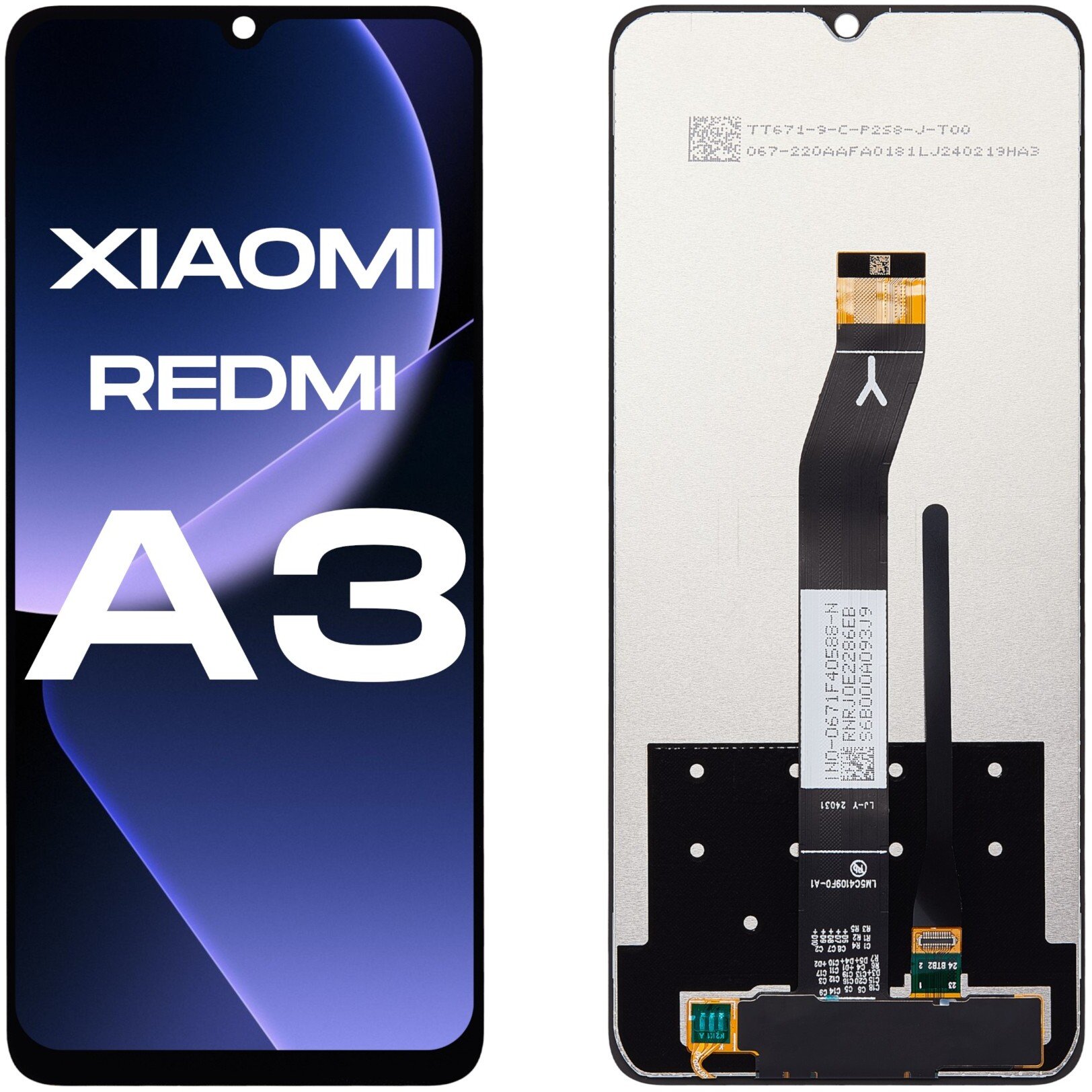 Wyświetlacz do Xiaomi Redmi A3 LCD 23129RN51X Ekran