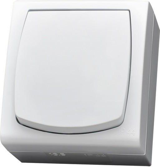 Ospel Łącznik pojedynczy Madera hermetyczny biały (ŁNH-1N/00)