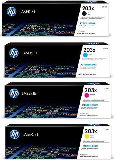 Toner HP 203X Zestaw CMYK Oryginał