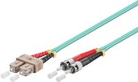 MicroConnect Patchcord światłowodowy ST/UPC-SC/UPC, 50/125, OM3, 2m (FIB122002)